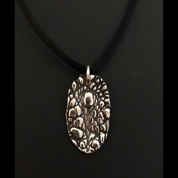 [Original] FINE SILVER 999 Necklace Pendant Vtg - Picture 3 of 8